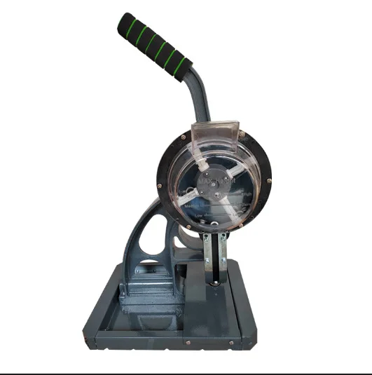 Inkjet cloth semi-automatic buckle machine display rack buckle machine flag cloth buttonhole machine