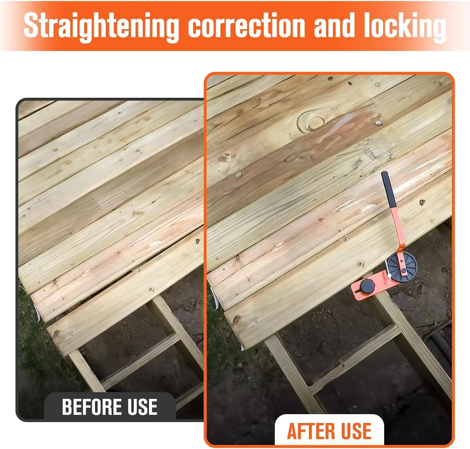 Straightening tools Adjustable straightening and locking tools Deck bending machines