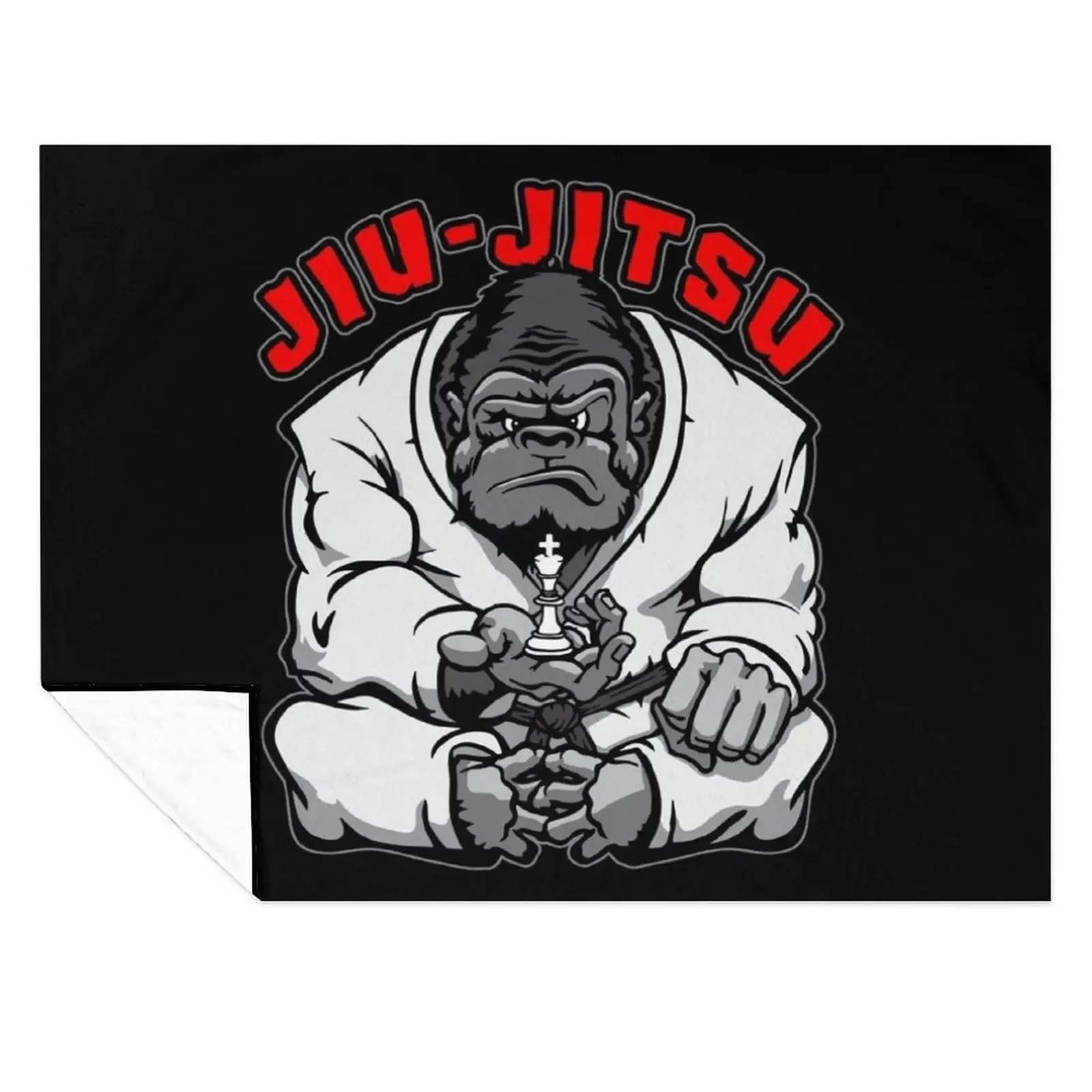 

Brazilian Jiu Jitsu MMA BJJ Gorilla Grappling Chess King Throw Blanket Flannels Extra Large Throw Decorative Sofas Thin Blankets