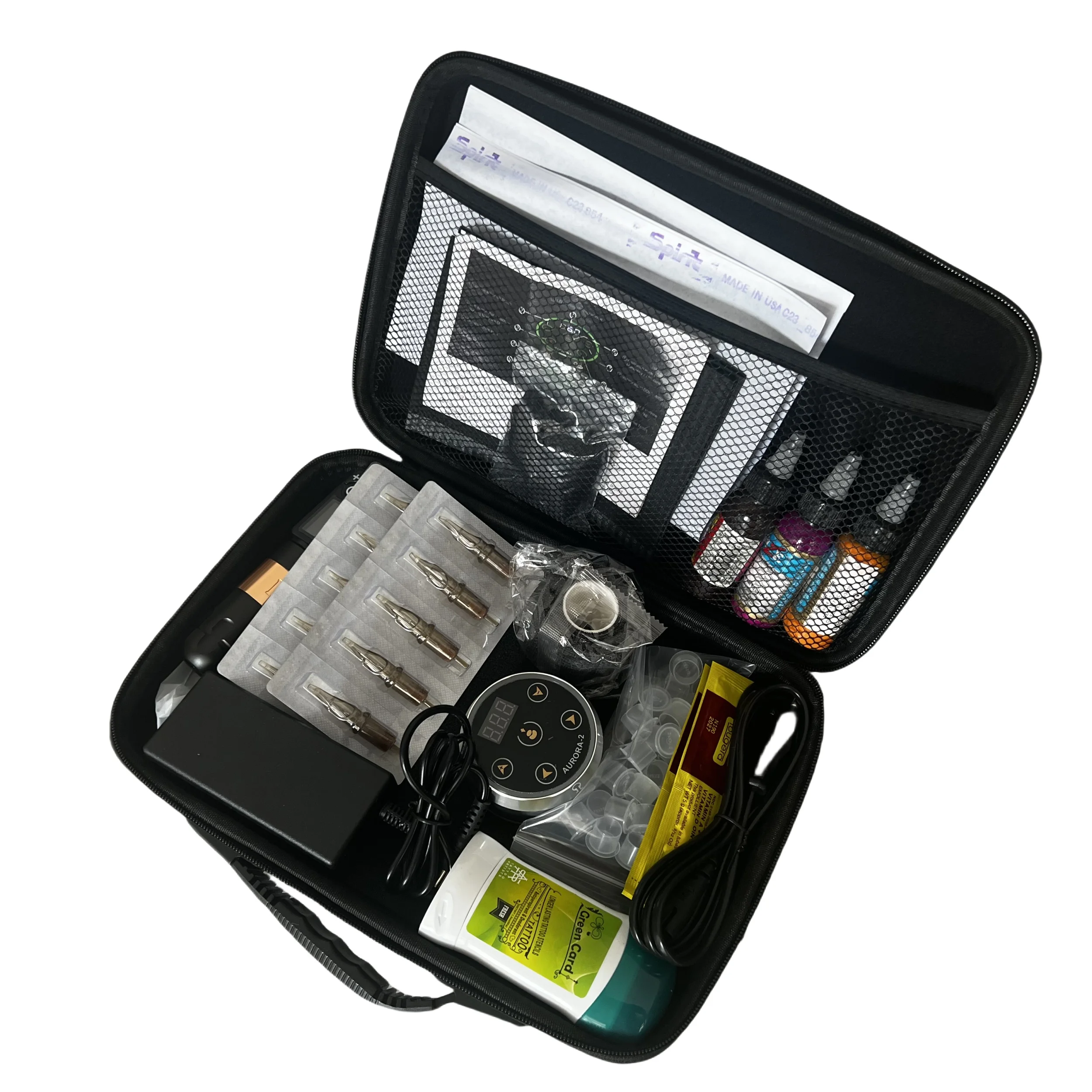 

Portable One ToolBox Impact Resistant Tattoo Kit Case Safety Instrument Storage Suitcase for Travel And Professional Use
