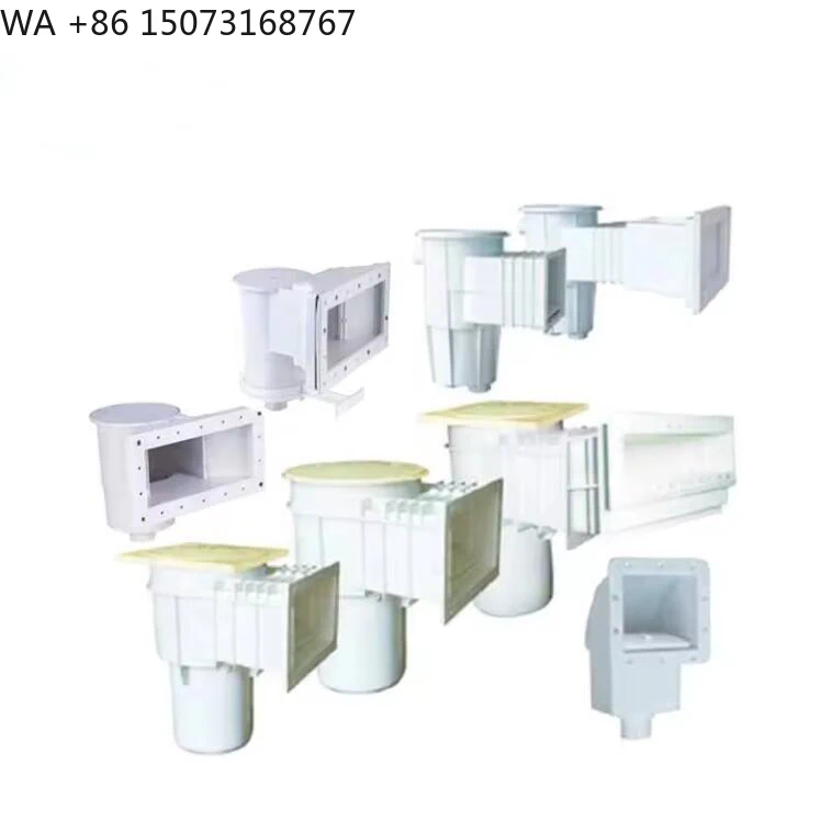 Skimmer de pared de boca ancha para piscina de hormigón con revestimiento de vinilo automático, Skimmer de superficie de montaje en pared Intex Deluxe