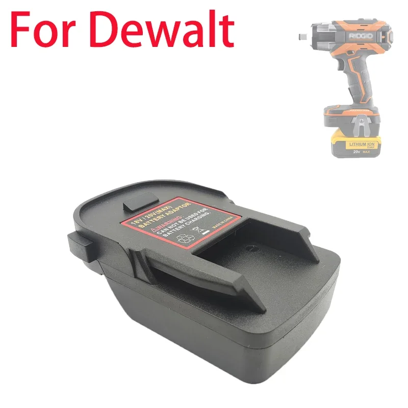 Battery Adapter for RIDGID&AEG Tools Converts for Dewalt 18V20V Lithium Battery To 18V Batteries Usable By RIDGID & AEG Tools