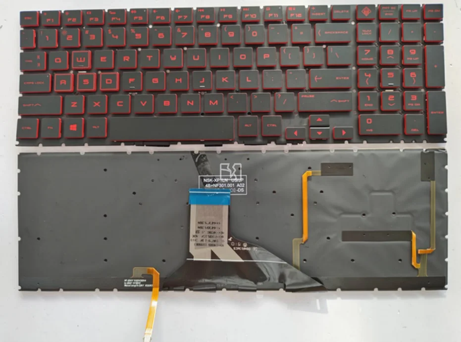 US Red RGB Backlit Keyboard for HP OMEN 15-DC 15-DH 15T-DC 15-dc1001ur TPN-Q211 C143 Keyboard