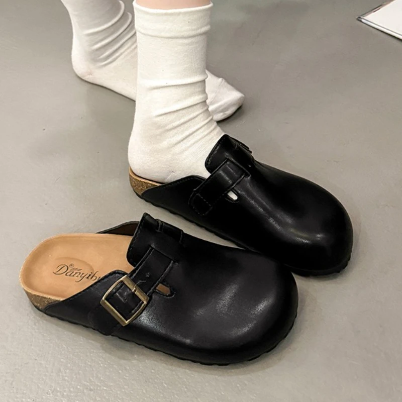 

Women Mules Shoes Flats Slippers Fashion New Sandals Trend Summer Shoes 2025 Slingabck Woman Sneakers Walking Flip Flops Mujer