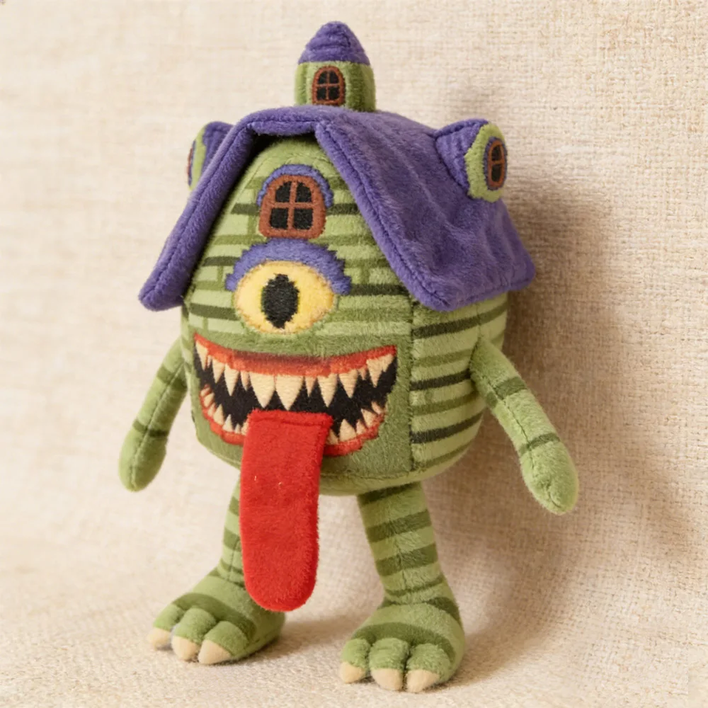 ตุ๊กตาสตีลอะเบรนร็อต ตุ๊กตาสัตว์ประหลาดแสนสนุก ตาโต หมวกสีม่วง จากสตีลอะเบรนร็อต ของเล่นตุ๊กตาสำหรับเล่นเกม