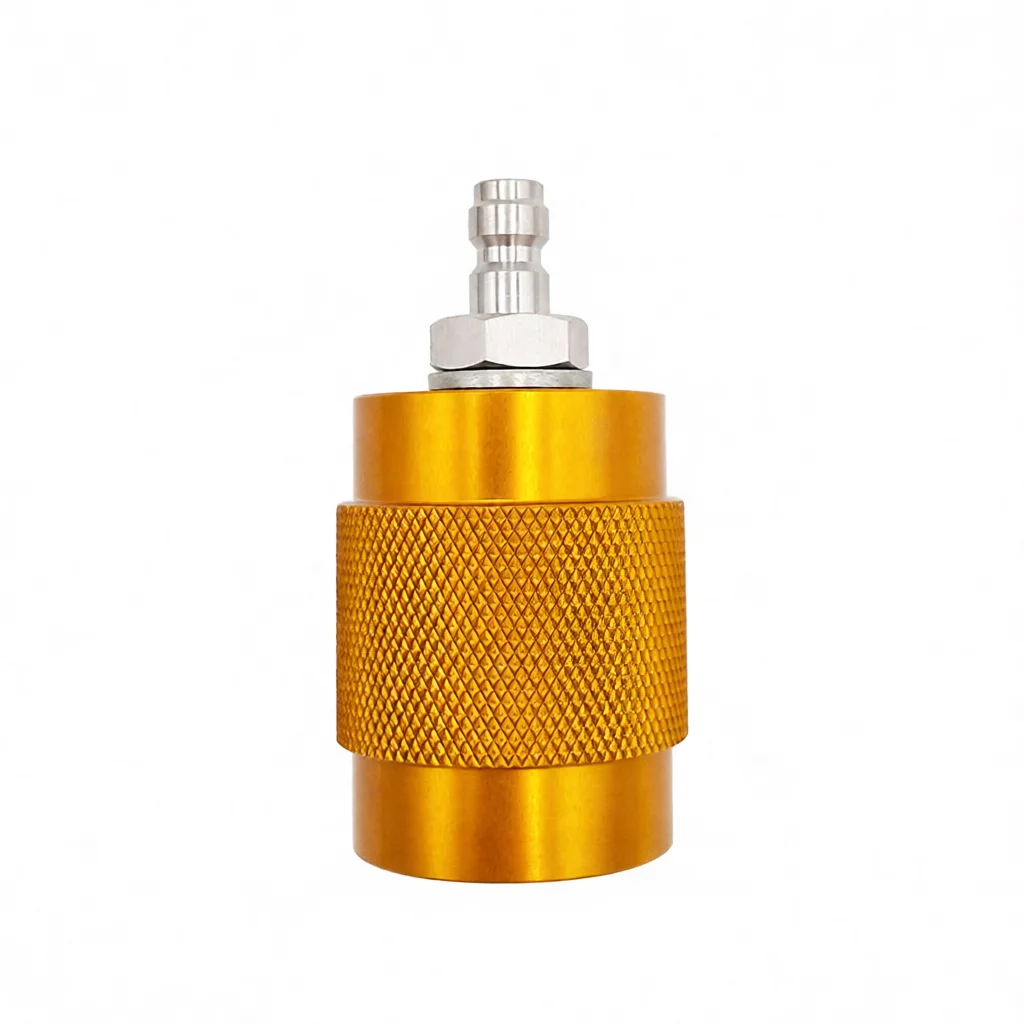 Premium G5 8 Female Thread To 8mm Quick Coupling Adapter For Scuba Diving Oxygen Tank And CO2 Gas Cylinder Connector
