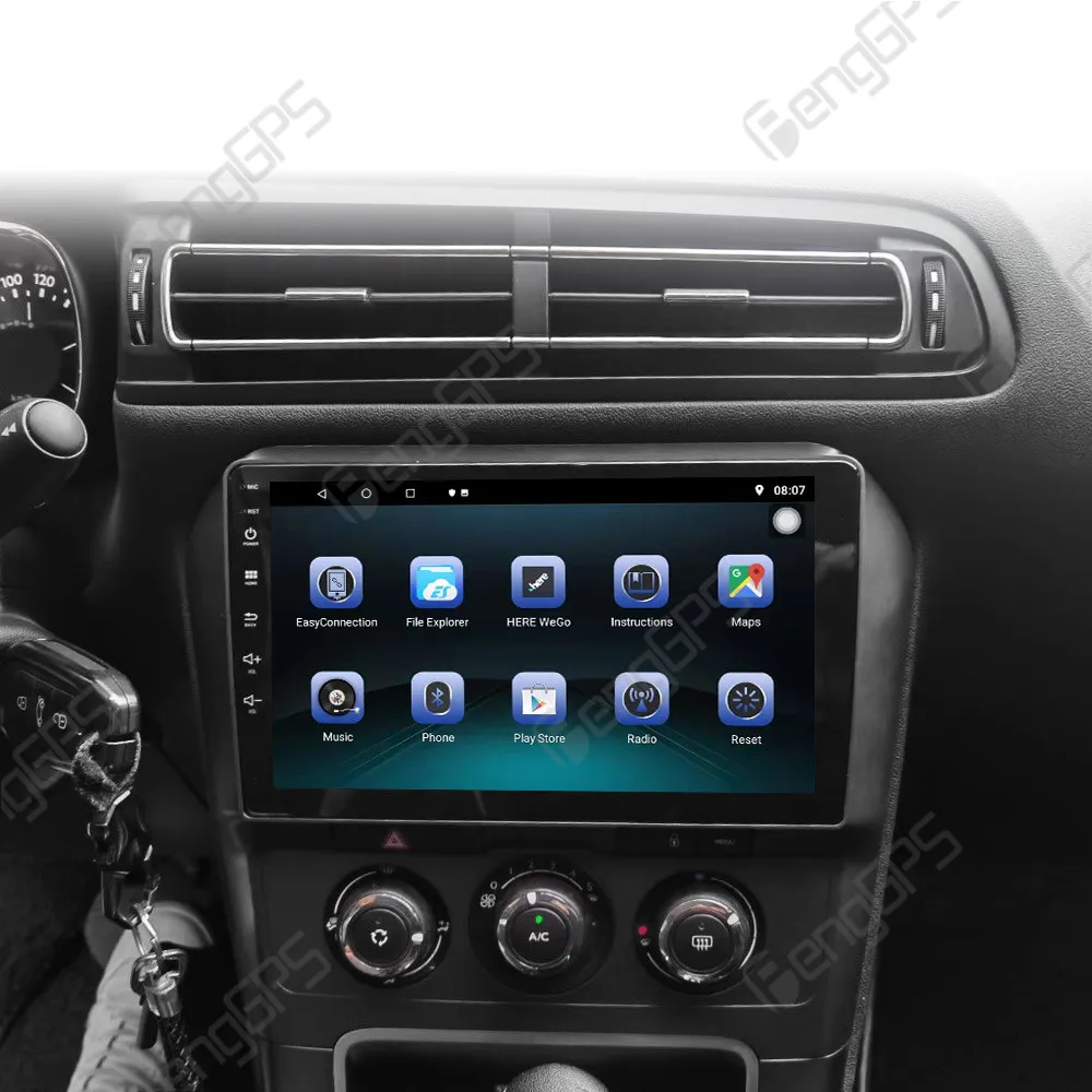 9 بوصة أندرويد 13 راديو السيارة CarPlay لسيتروين C4 شاشة تعمل باللمس مشغل وسائط متعددة لتحديد المواقع والملاحة رئيس وحدة DSP اكسسوارات السيارات