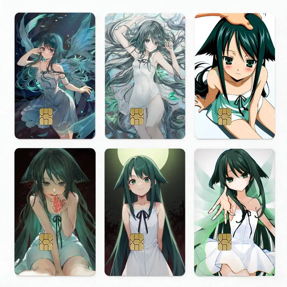

Song of S-Saya 4pcs 1Set Laser Holographic Sticker Skin Cover for Credit Bank Debit Card