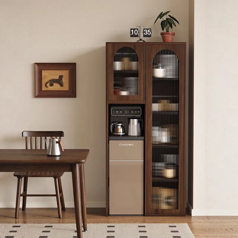 

Настенные шкафы для хранения в гостиной, кухонный буфет для хранения чашек и чайников, шкафы для чайного бара, полки для диспенсера для воды