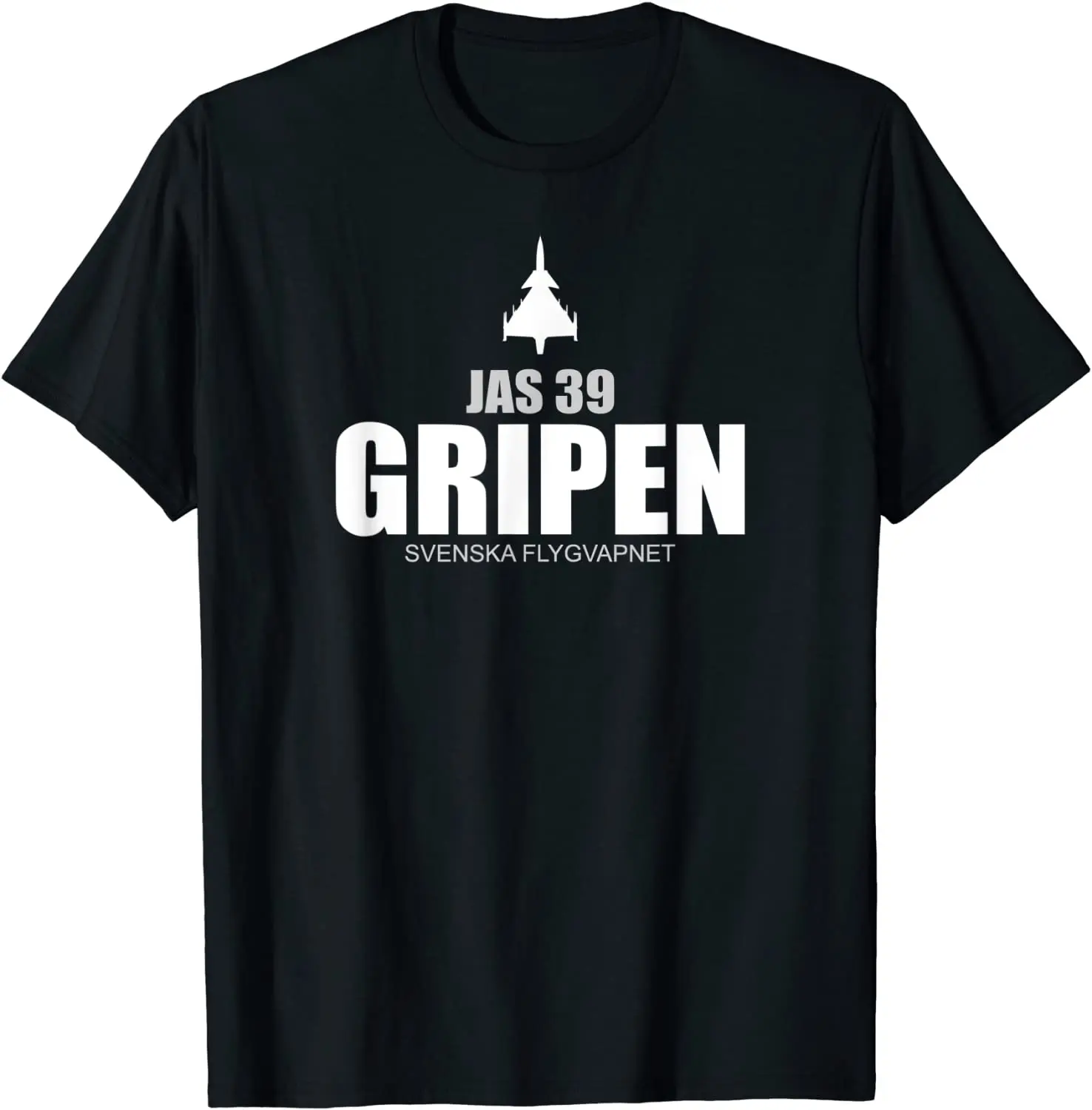 

JAS 39 Gripen Multirole Aircraft Men T-Shirt Short Sleeve Casual 100% Cotton O-Neck Summer Tees