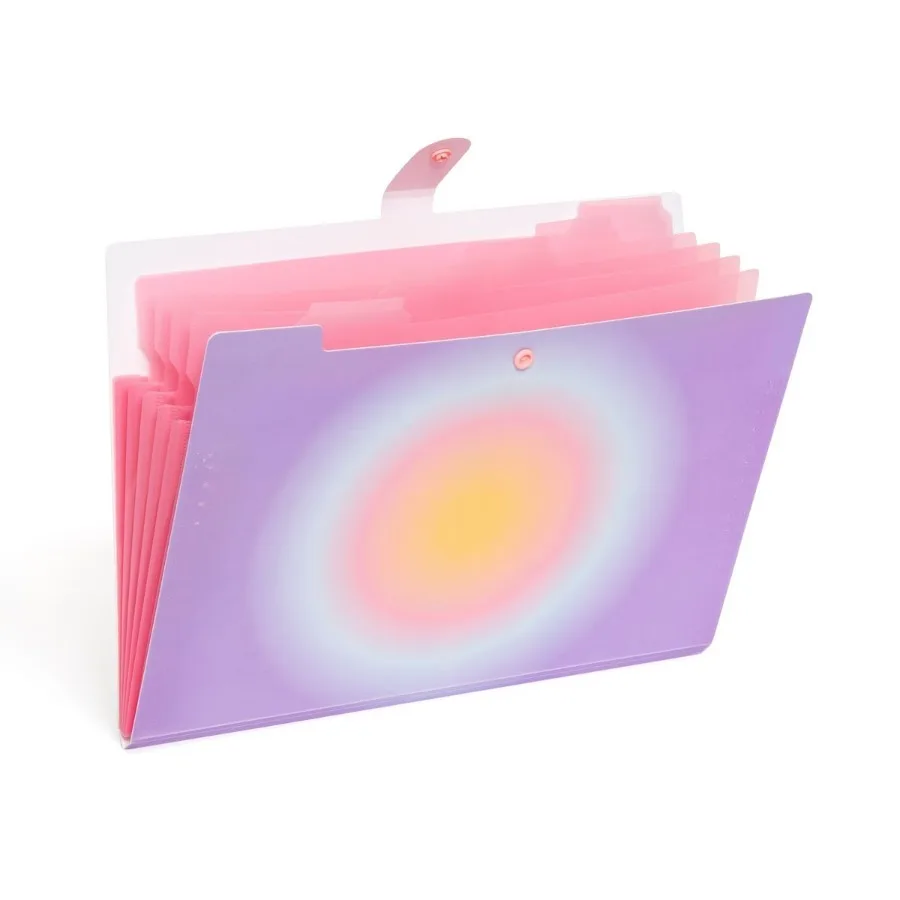 Purple Head In The Clouds 6 Pocket Expanding File Folder view 2