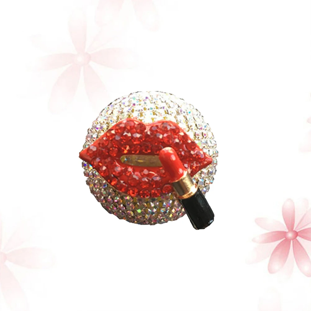 

Rhinestone Lip Car Perfume Clip Vent Decor Aromatherapy Essential Oil Diffuser Freshener Durable Easy Install Gift