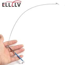 Elllv 20pcs Saltwater Fishing Rig Arms Branches with Swivels Stainless Wire Arms Balance 20cm 30cm 40cm