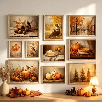 Vintage Thanksgiving Wall Art 1