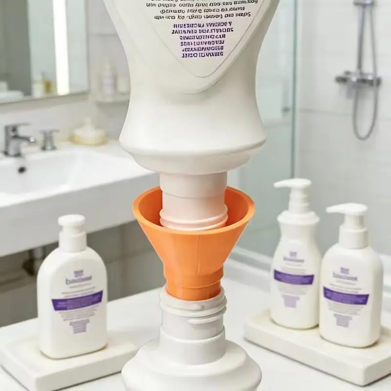 Universal Reusable Plastic Funnel Adjustable Multi Size Neck Leak Proof for Home Kitchen Bottle Liquid Filling