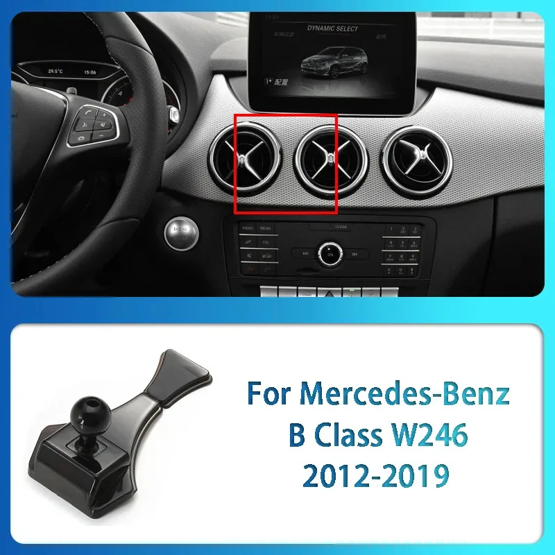 

Special Car Mobile Phone Holder Base For Benz A B R Class AMG GLA CLA GLB GLK W177 W118 W205 W245 W246 W247 W251 Car Styling