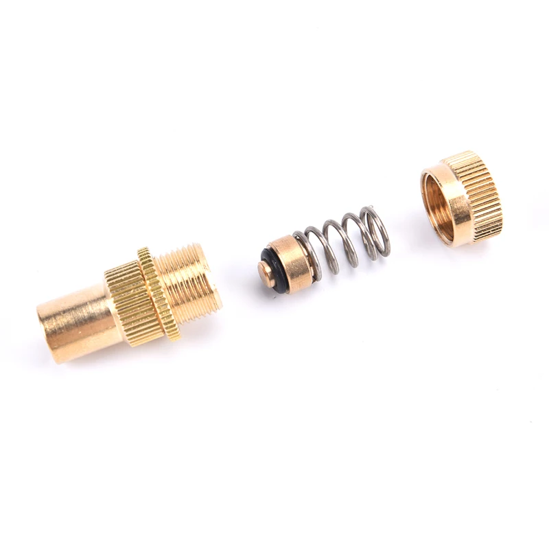 Universal Offroad Brass Tire Deflators Kit Automatic Tyre Tire Pressure Relief Valve Deflators Bleeder Valve Replacement Parts