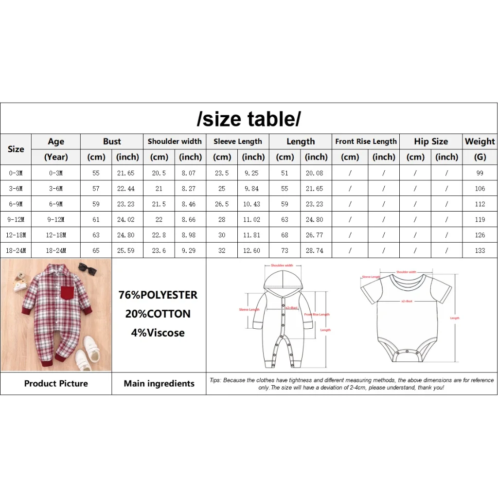 2024 Plaid Romper Baby Boy Bodysuit Long Sleeves Spring Summer Cute Newborn Baby Clothes Cotton Infant Girl One-Pieces 0 - 24M