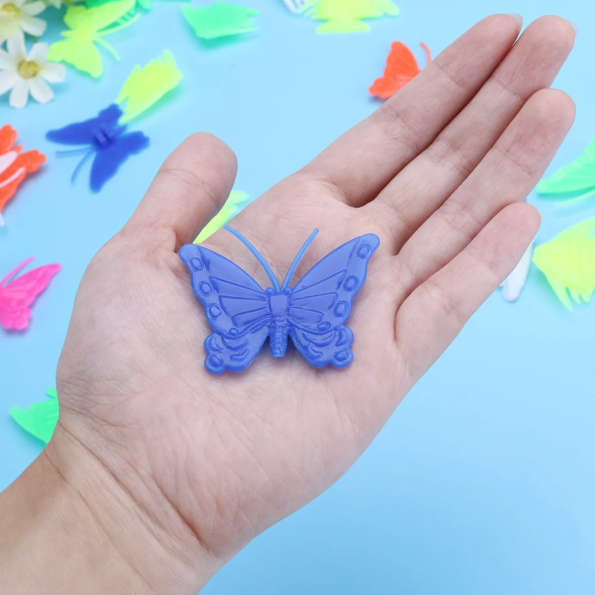 

26Pcs Bike Spoke Beads Butterfly Color Pieces Mixed Colors Decor for 's Bicycle Spoke Clips Accessories