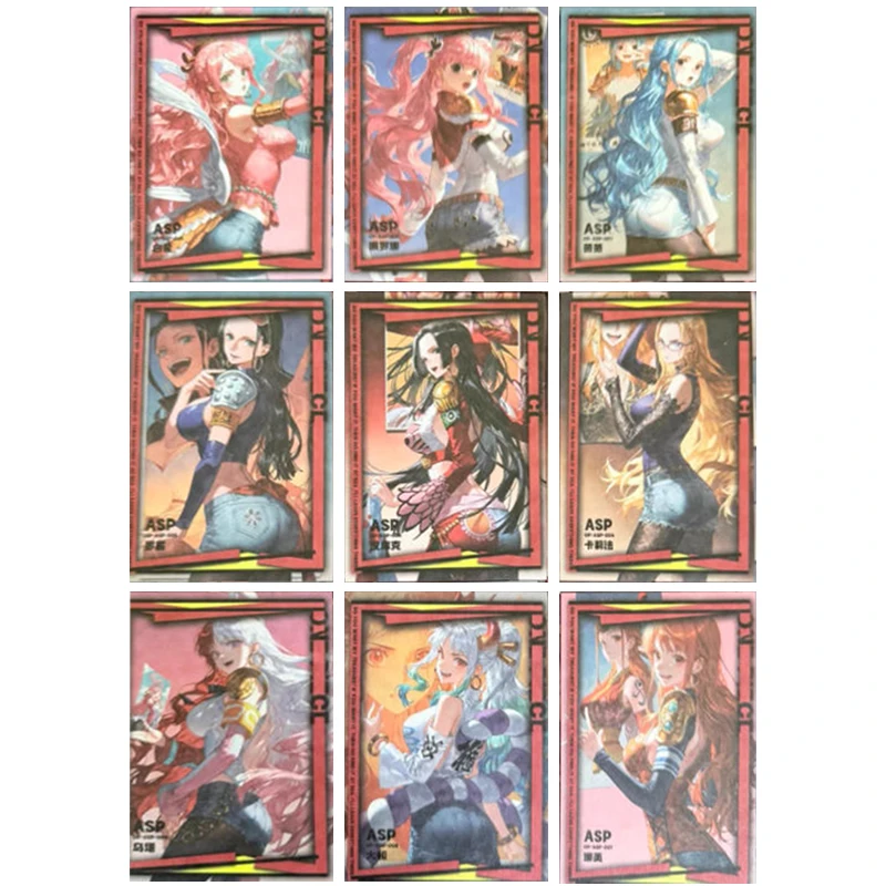 Japanese anime ONE PIECE Vinsmoke Reiju Shirahoshi Nico Robin Kalifa Collect cards Christmas birthday present toy for children