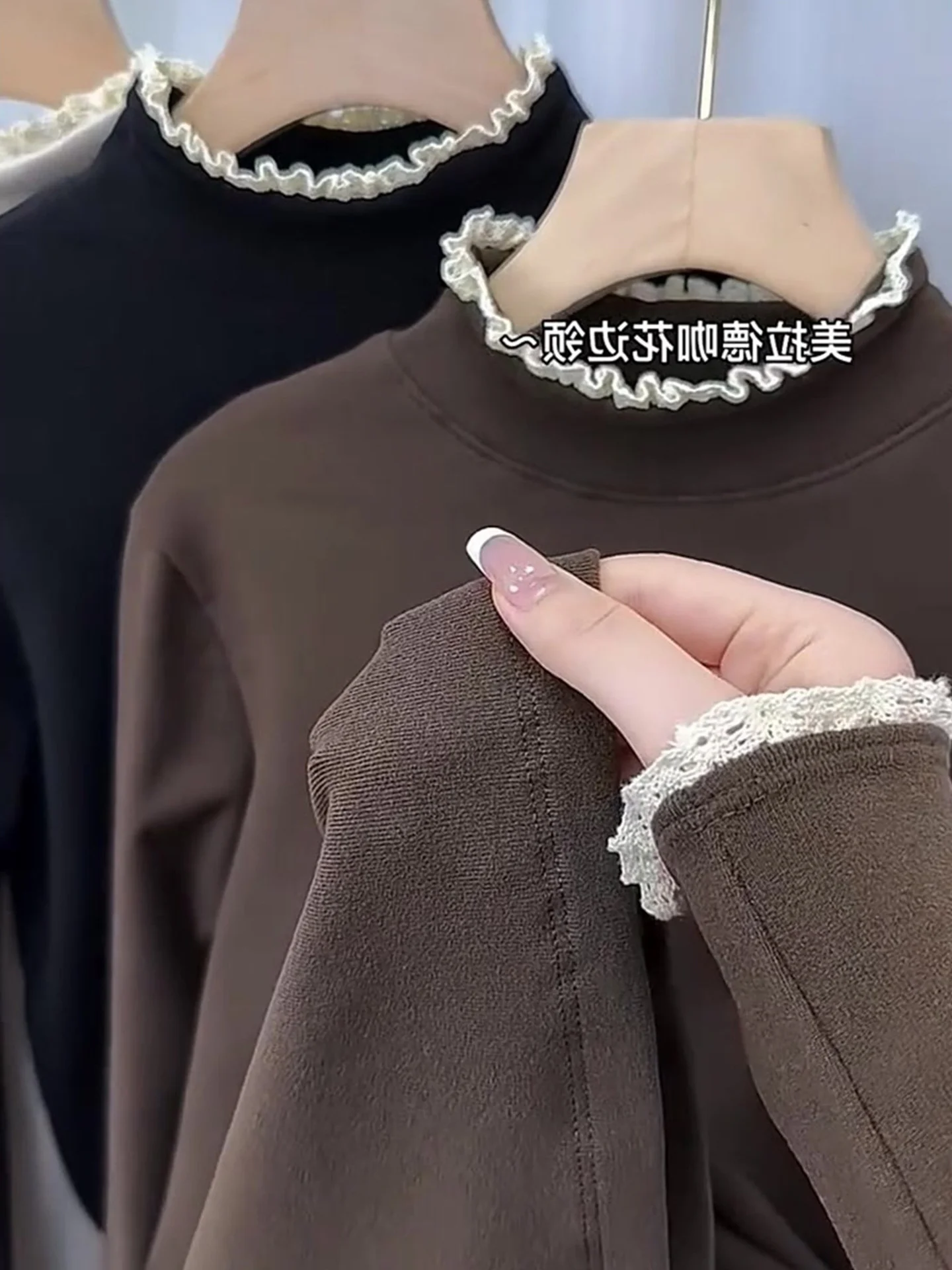 Einzigartiges, modisches, langärmliges, gestricktes Oberteil mit geradem Schnitt für Damen – vielseitig für den Herbst