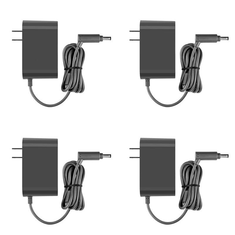 

4X Vacuum Cleaner Battery Charger,Replacement Power Adapter Charger For Dyson V6 V7 V8 DC62 Power Adapter Plug-US Plug