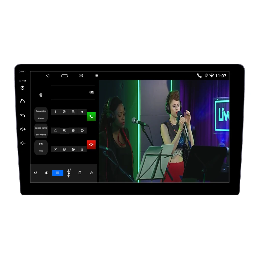 Android 10 TN screen car dvd player 2+32G 2 din android mirror link 9