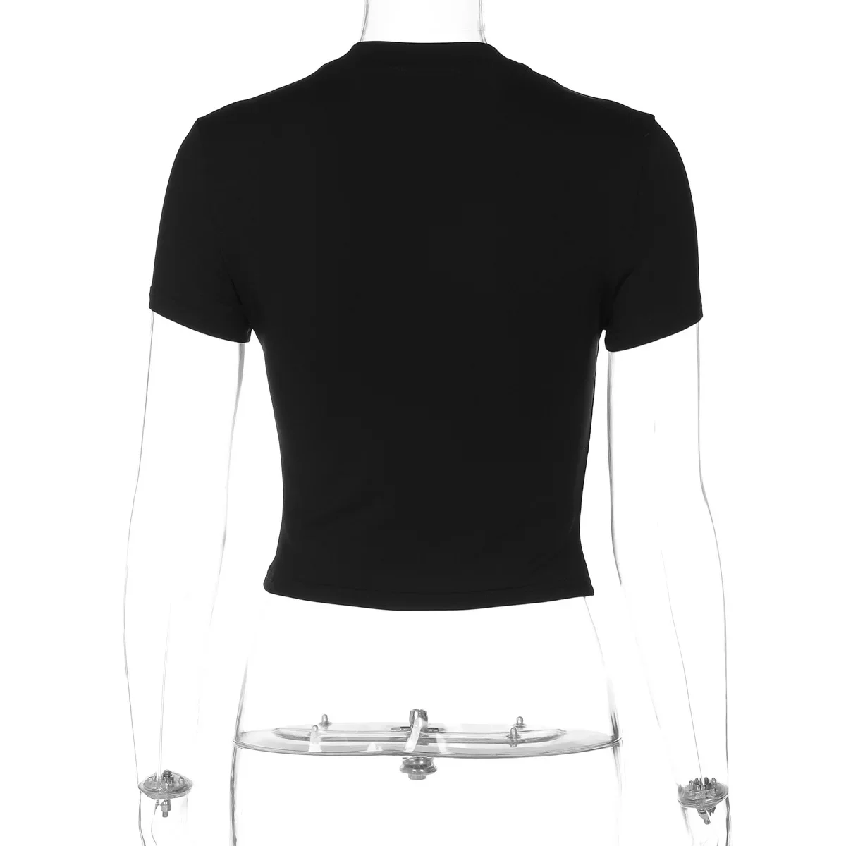 Diamantes estrelas verão camisetas moda feminina o-pescoço manga curta magro casual streetwear colheita topos todos os jogos camisetas clubwear