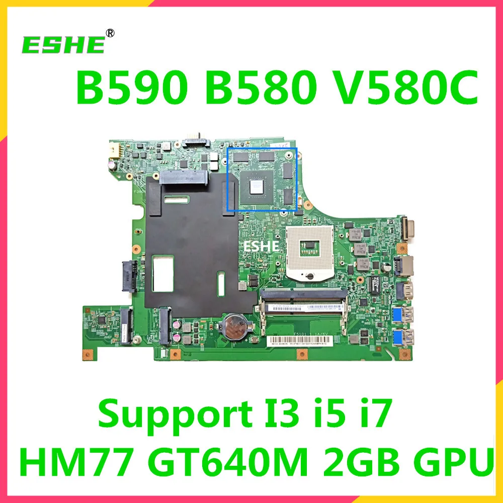 For Lenovo B590 B580 V580C Laptop Motherboard HM77 DDR3 GT720M GT610M 1GB  90001562 90000414 90001994 90003415 100% Fully Tested