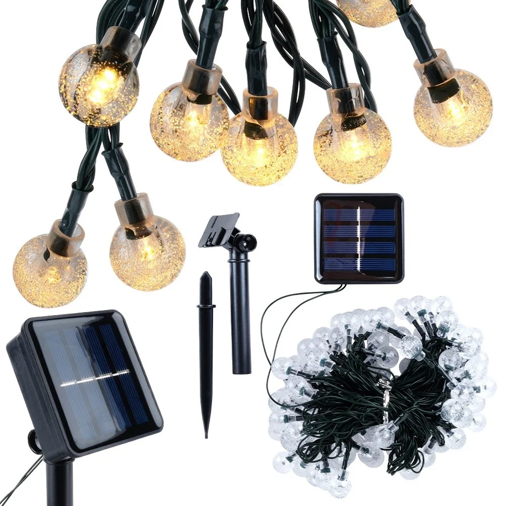 LED-tuinslinger op zonne-energie 10m 100st