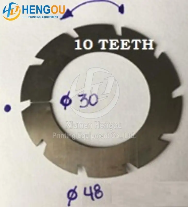 48x30 10teeth  blade for printing machine parts