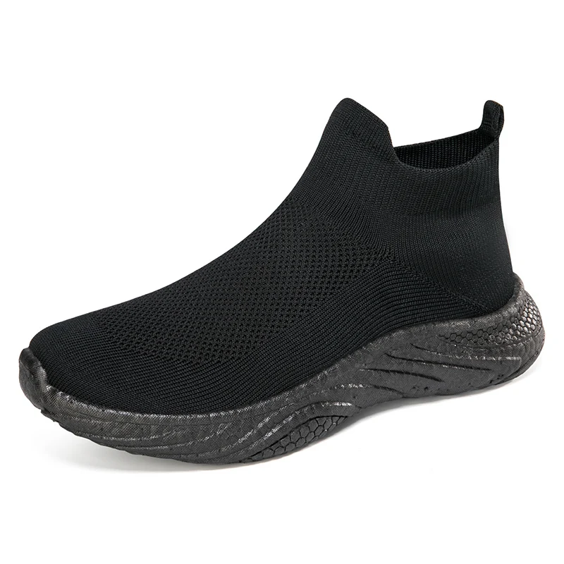 Chaussures de sport tissées coordonnantes pour hommes, chaussures de sport confortables, semelle épaisse, vêtements de loisirs, mode volante, grande taille, nouveau