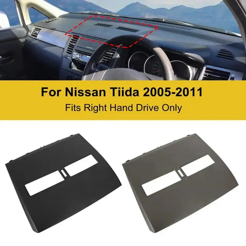 Car Air Vents for Nissan Tiida 2005-2010 Car Air Conditioner Outlet Finisher A/C Vents Plate Panel Dashboard Ventilation Grille