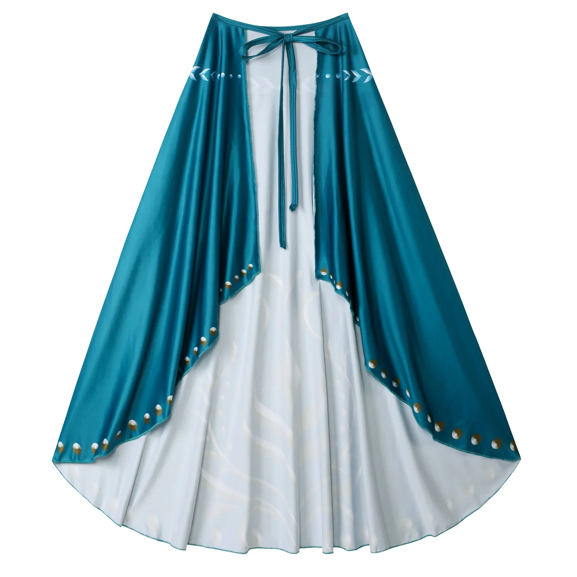 رداء دي برينسيس آنا 2 كوسبلاي لا رين ديس نيجيس صب الحشوات، زي دي مشهد دي الهالوين، رداء طويل الرأس 80262