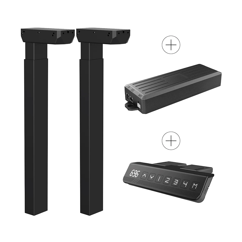 

Customized Standing Desk Leg Base 2-segment Electric Lifting Column with Controller