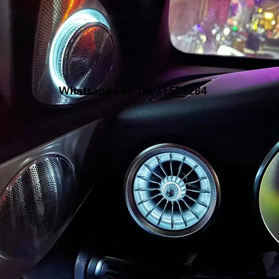 

Whole Set Air Vent Ambient Light Interior Trim Tail Speaker Rear Light Car Atmosphere Light Kit for C GLC Class