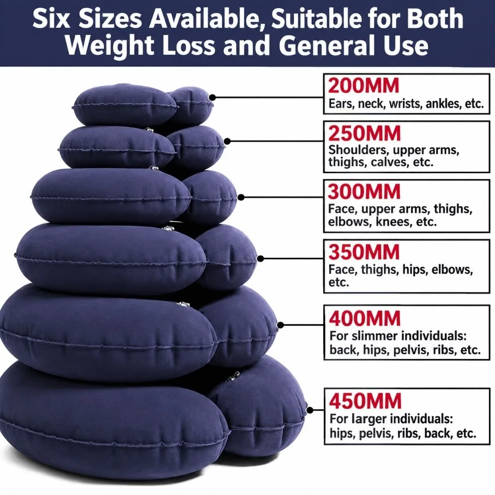 Comfortable PVC Flocked Travel U-Shaped Pillow Gluteal Support Tailbone Support Inflatable Cushion Ring-Style