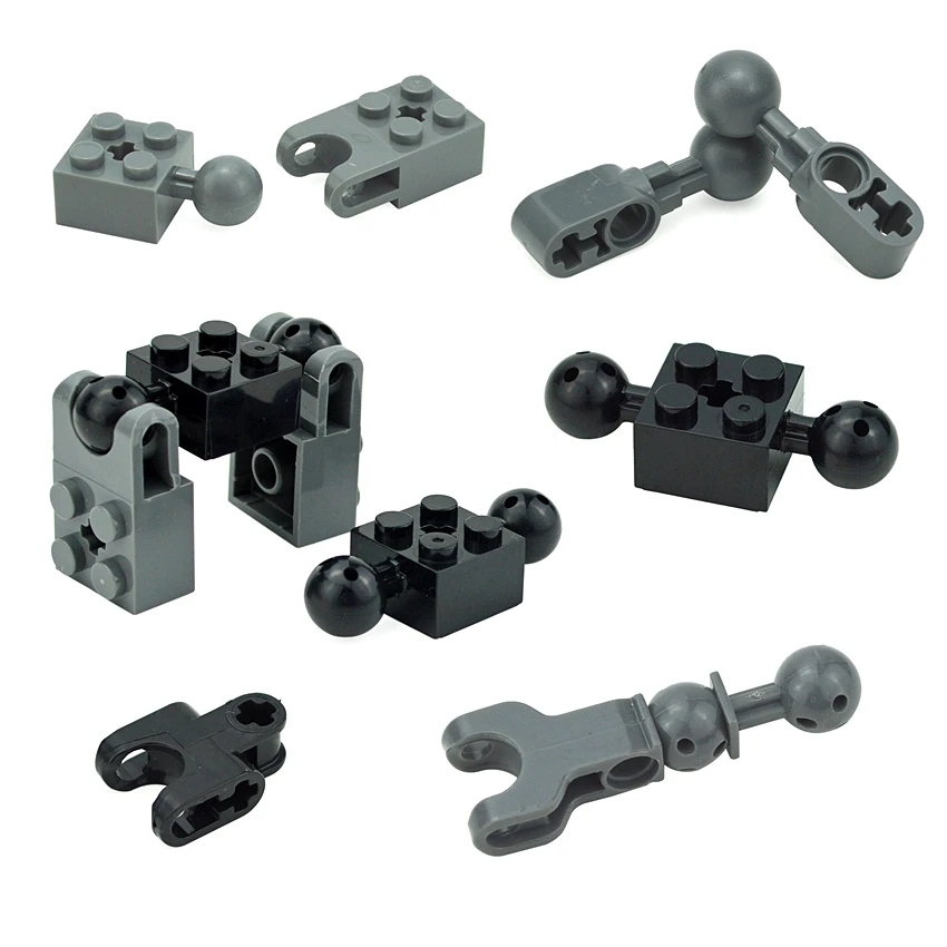 Technical MOC Joint Parts With Ball Connector Compatible with 92013 57909 17114 64276 93571 90608 Building Blocks Bricks Toys