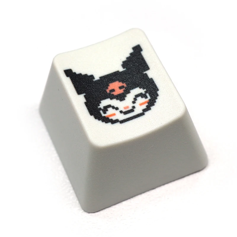 Miku Kaninchen Thema Keycap 1 Stück Pixel Stil niedlichen Kawaii Cartoon Wärme Sublimation Persönlichkeit pbt Material Tastatur Schlüssel kappe ﻿