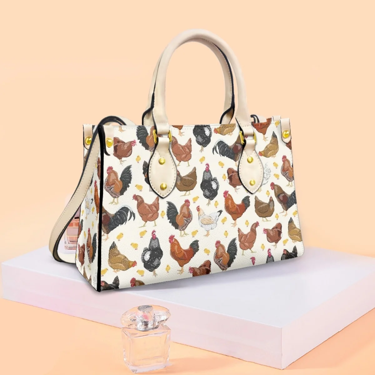 Belidome Luxuyry borse in pelle Chicken Design Crossbody Tote Bag borsa da donna borse a tracolla Casual con manico superiore Messenger Bolsa