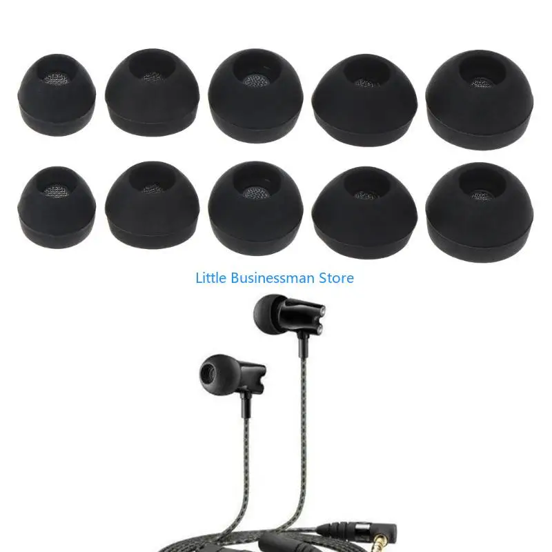 Ohrpolster Ohrkappen für IE800 Weiche Silikon-Ohrstöpsel mit Filternetz In-Ear-Kopfhörerabdeckungen Ohrhörer-Spitzenkissen 5 – Detail 2