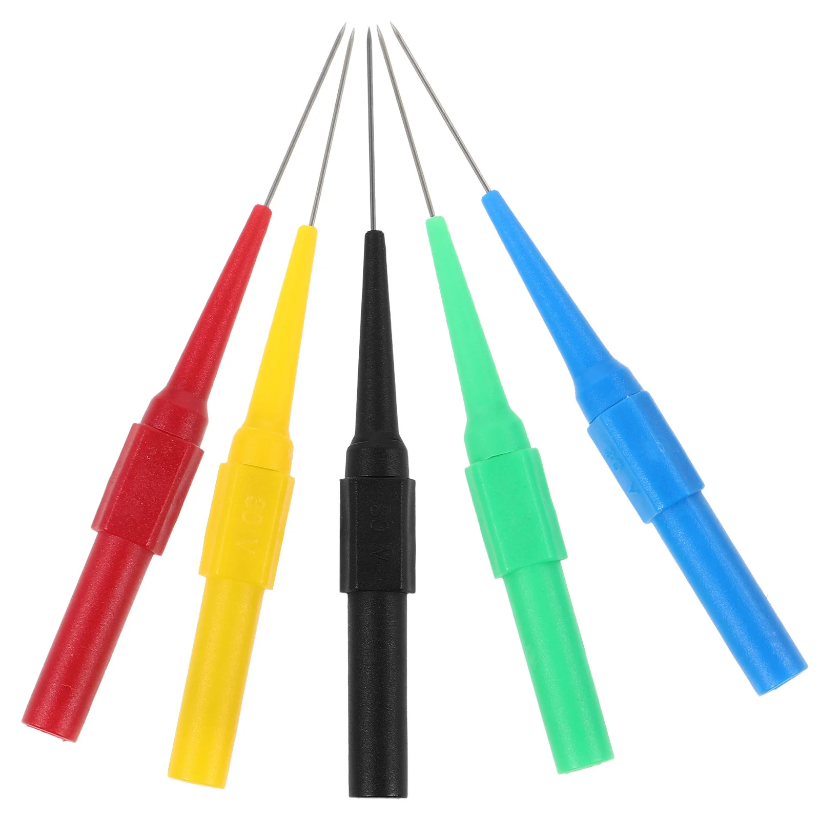 

5Pcs Automotive Repair Test Needle Back Probe Kit Multimeter Test Probe Wire Piercing Tool Piecing Needle Kit Insulation Tester