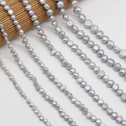 Natural Freshwater Pearl Beading irregular shape Isolation Punch Loose Beads For jewelry making DIY Necklace Bracelet Accessorie