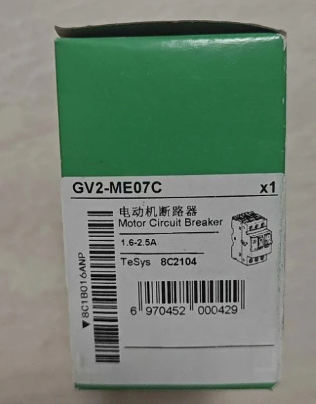 Brand New Motor Circuit Breaker GV2-ME07C GV2ME20 GV3P25 Fast Delivery