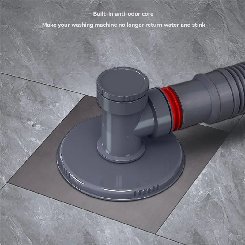 ALIM-Multifunctional Washing Machine Drain-Pipe Sewer Pipe Special Floor Drain Connector Deodorant Anti-Overflow Adapter