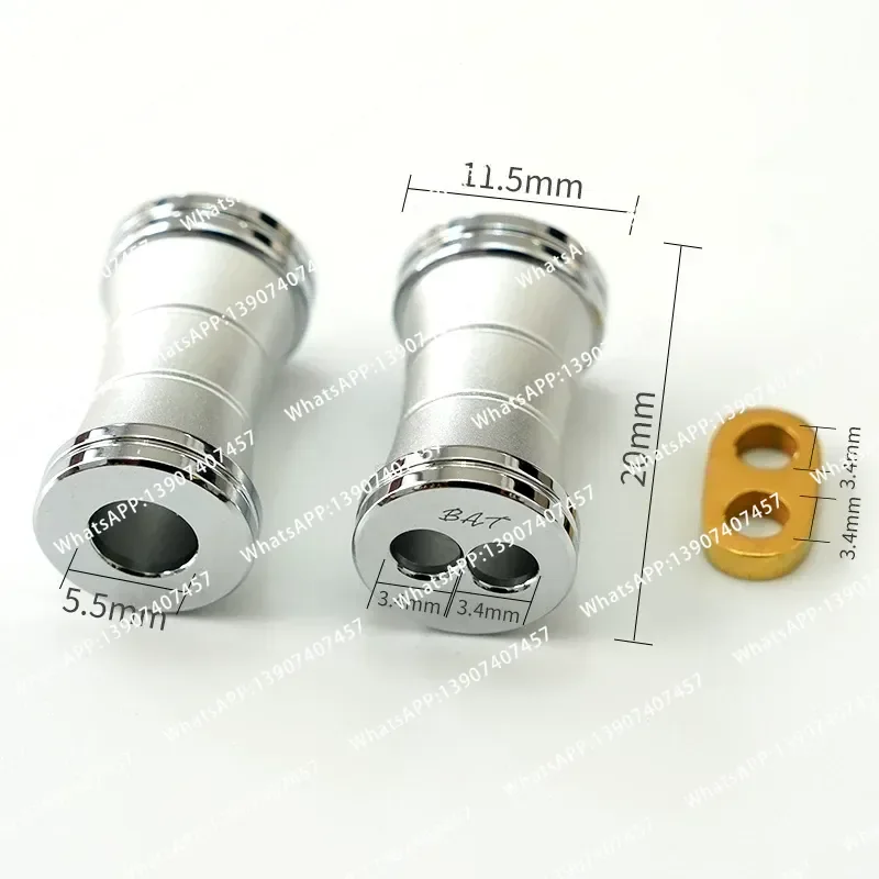 High Quality Lightweight Aluminum Alloy Earphone Splitter Slider DIY Headphone Accessories