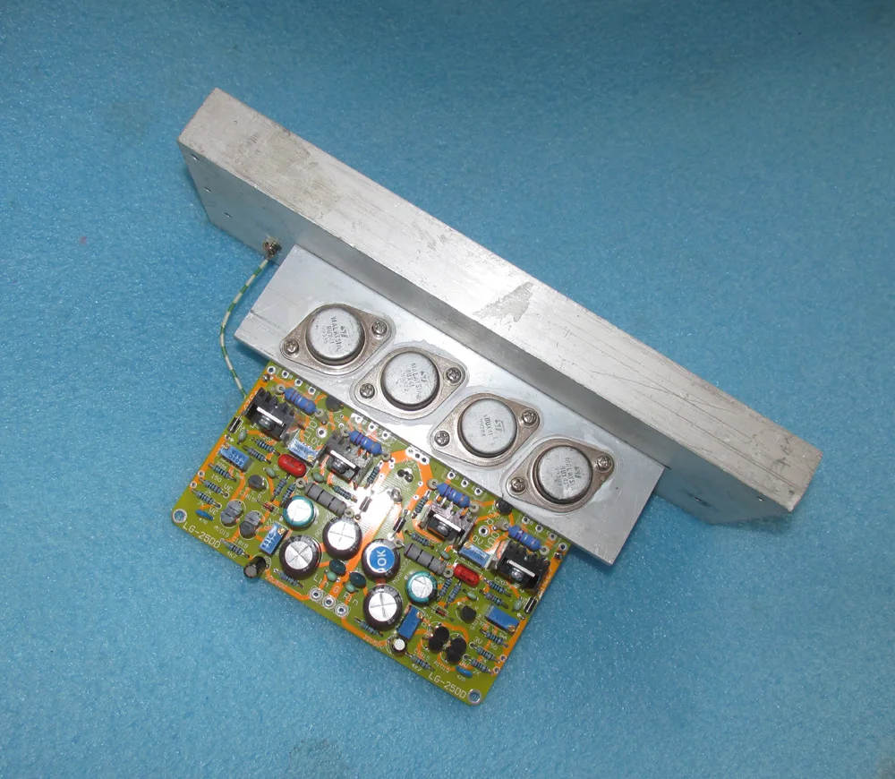 3AD55 germanium tube 20WX2 non-complementary homopolar symmetrical OCL amplifier board discrete component power amplifier