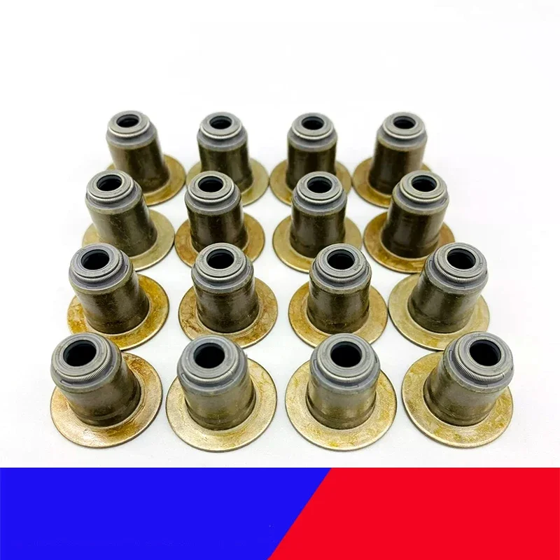 

222242F001 22224-2F001 16Pcs Valve Stem Oil Seals For Hyundai Azera Grandeur 15-16 Tucson IX35 For Kia