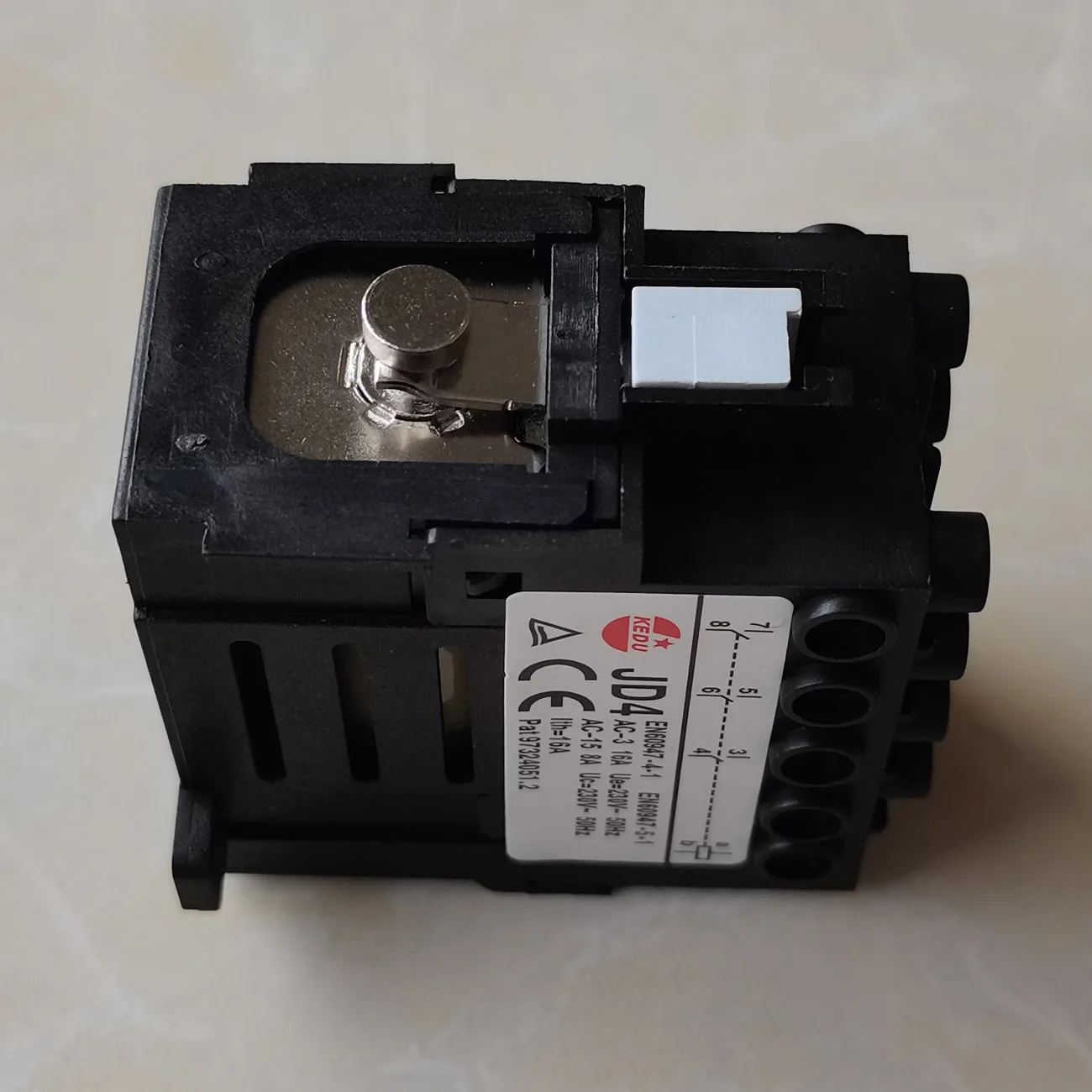 KEDU JD4 8Pins 230V 50Hz 16A Electric Relay 3NO with Power Failure and Undervoltage Protection Function