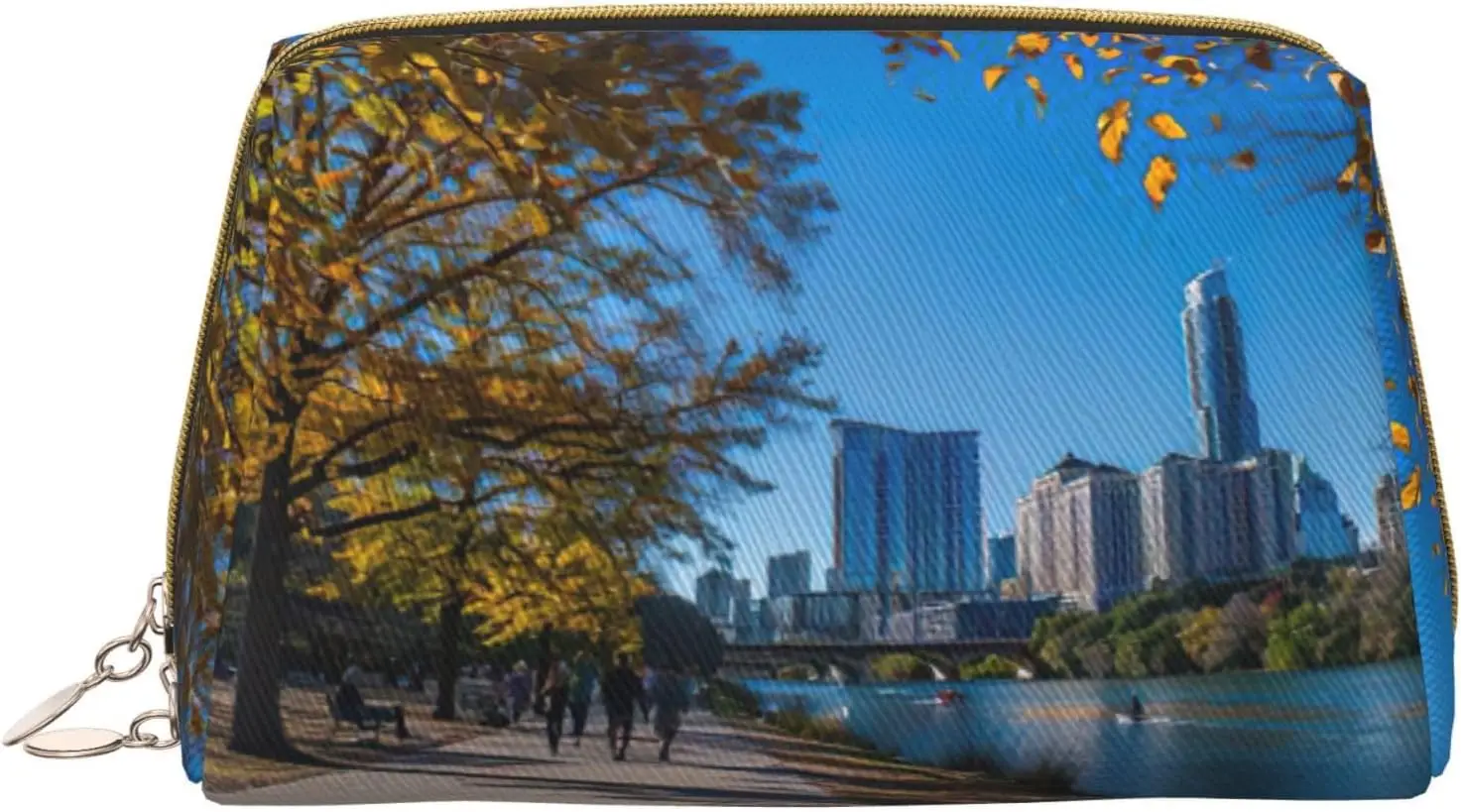 

Косметички с принтом Austin Texas, кожаная косметичка, маленькая для кошелька, косметичка, клатч для туалетных принадлежностей для женщин, путешествий